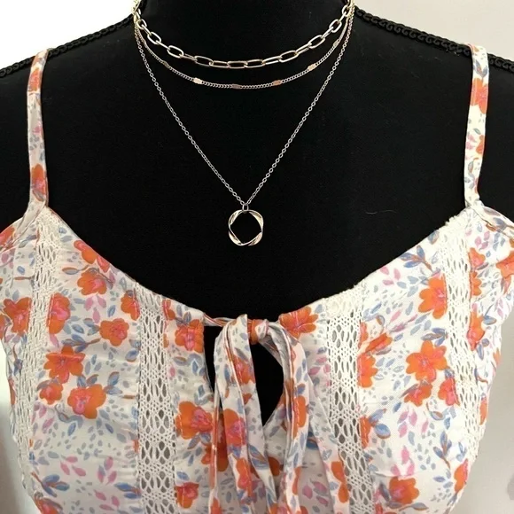 Japna Floral & Maxi Slight High/Low Size S​​​​​​​​​​​​​​​​​ - Picture 4 of 13